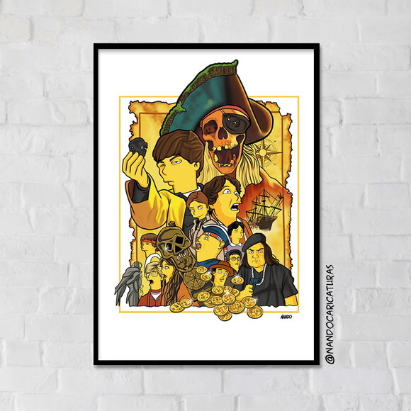 Quadro Yellow Goonies 30x42cm