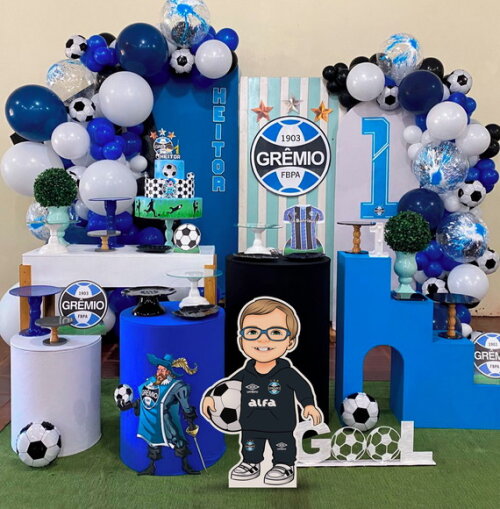 Display Totem de Chão Caricatura Futebol Tricolor Gaúcho