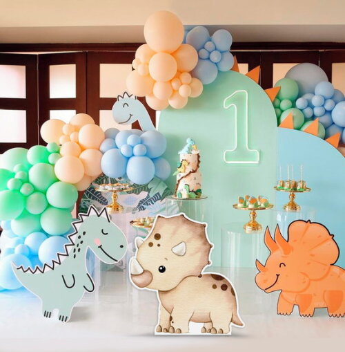 Display Totem de Chão mdf Dinossauro 50cm