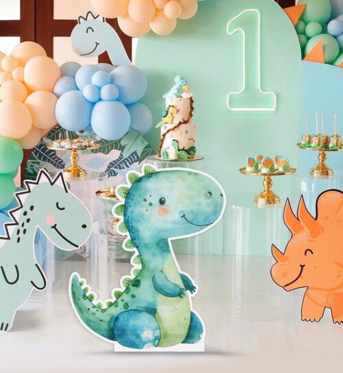 Display Totem de Chão mdf Dinossauro 80cm