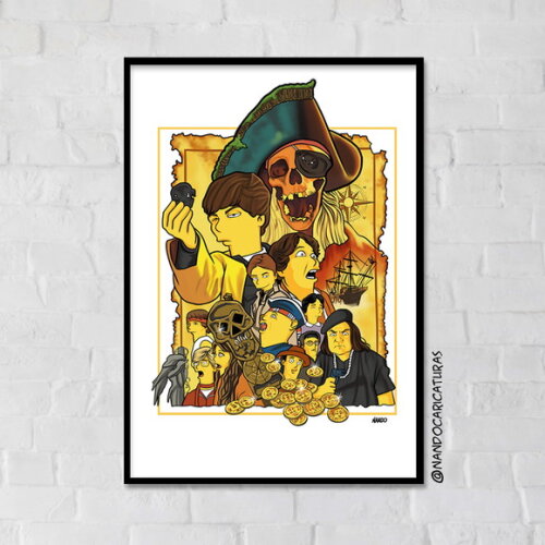 Quadro Yellow Goonies 30x42cm