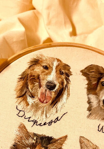Bordado 4 Pets Personalizado - 20 cm
