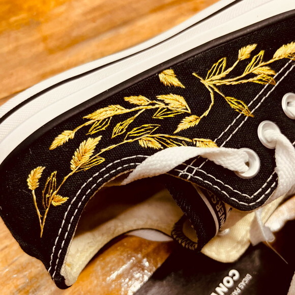 Tênis All Star Cano Curto Personalizado Bordado a Mão