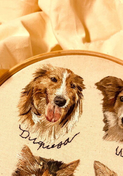Bordado 4 Pets Personalizado - 20 cm
