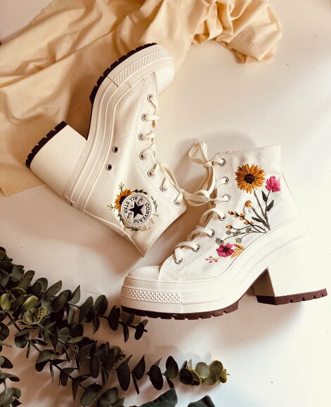 Tênis All Star Deluxe Heel Noiva Debutante
