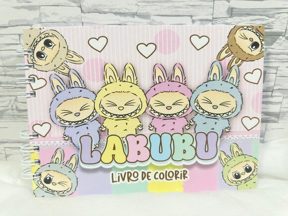 Labubu - Livro de Colorir - Capa Dura