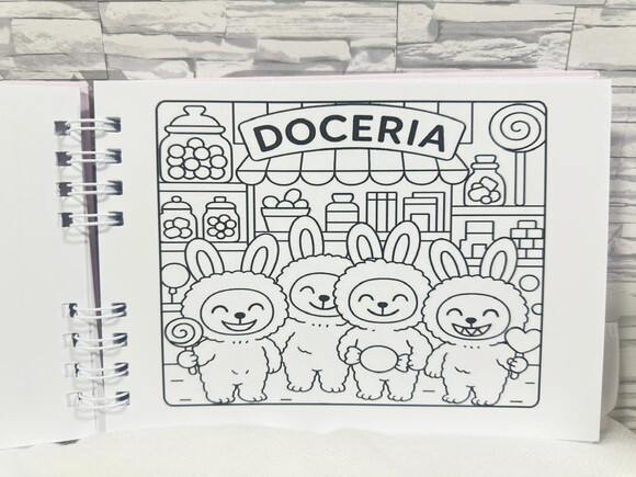 Labubu - Livro de Colorir - Capa Dura