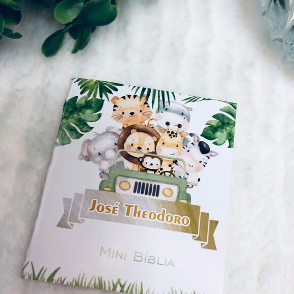 Mini Bíblia Personalizada - 20 Unidades
