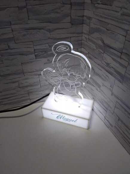 Abajur Luminária Led - Anjo da Guarda