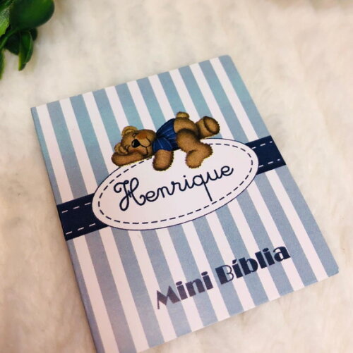 Mini Bíblia Personalizada - 20 Unidades