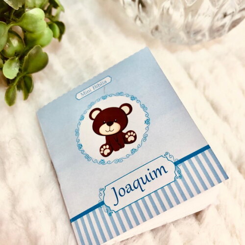 Mini Bíblia Personalizada - 20 Unidades