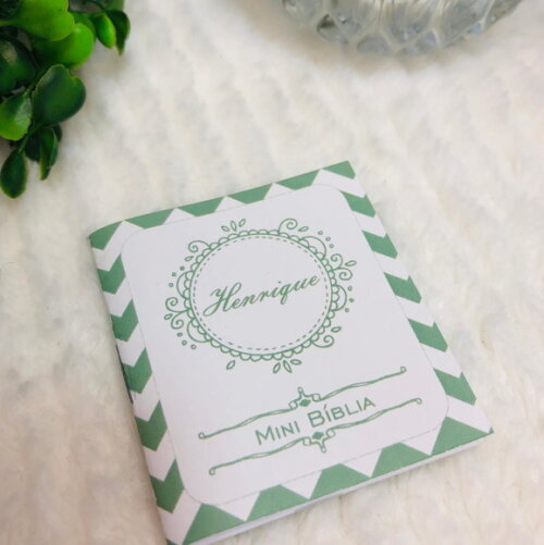 Mini Bíblia Personalizada - Mod 10