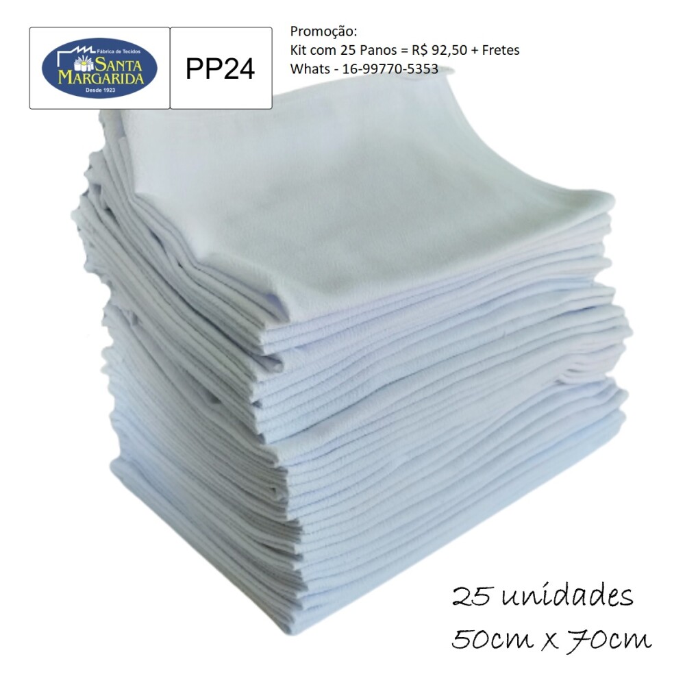 Kit 25 Panos de Prato Santa Margarida PP 24