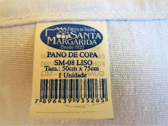 Kit 25 Panos de Pratos Lisos Santa Margarida 100% Algodão