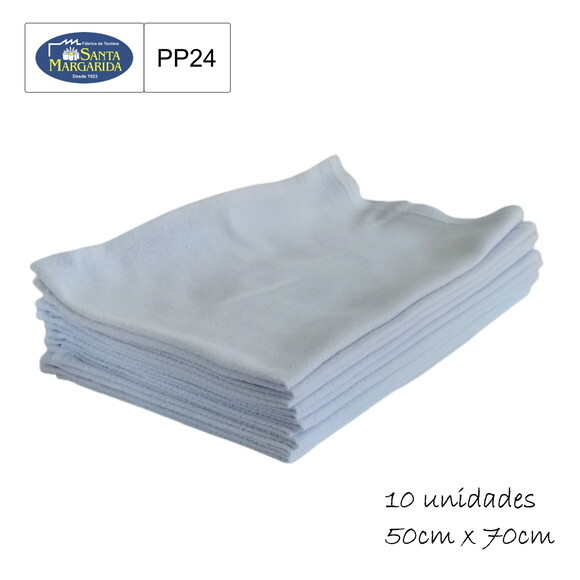 Kit com 10 Panos de Prato Santa Margarida (pp24)