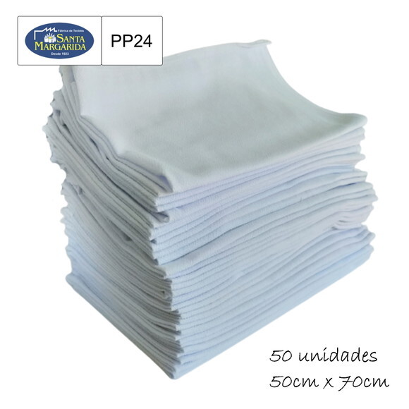 Kit com 50 Panos de Prato Santa Margarida (pp24)