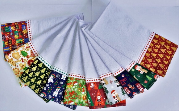 Pratos Motivos De Natal, Barrados E Galão