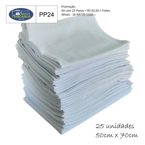 Kit 25 Panos de Prato Santa Margarida PP 24