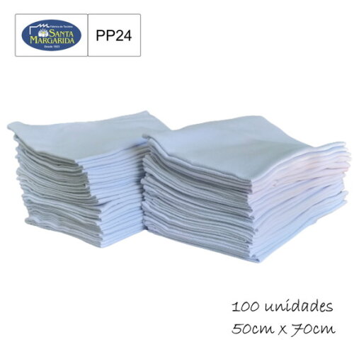 Kit com 100 Panos de Prato Santa Margarida (pp24)