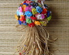 Buquê Flores de Fuxico