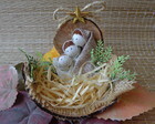 Mini Presépio Casca de Coco