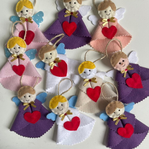 Anjinhos para Decoração Natalina