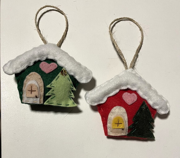 Casinha Decoração Natal (5 Un.)