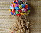 Buquê Flores de Fuxico