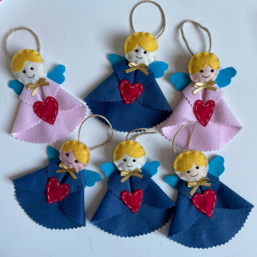 Anjinhos para Decoração Natalina