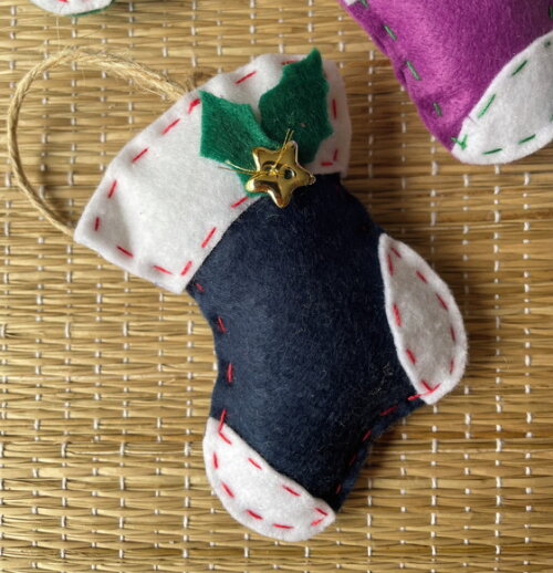 Botinhas para Decoração Natalina (8 Un.)