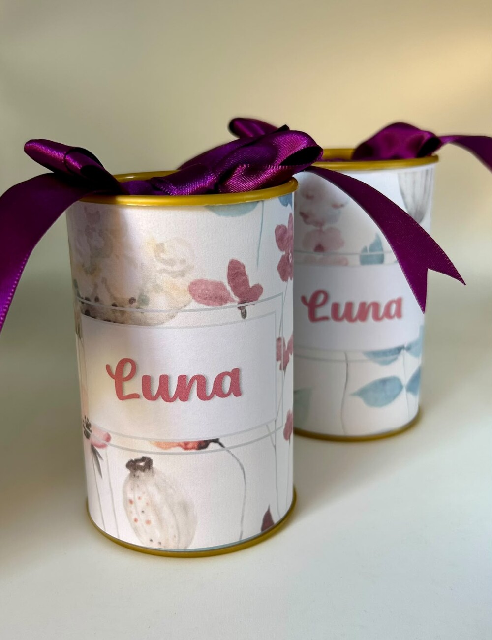 Latinha Personalizada Jardim Encantado