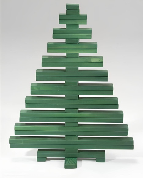 Árvore de Natal em Madeira Pinus 130 cm (verde)
