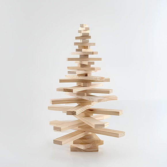 Árvore de Natal em Madeira Pinus 60 cm
