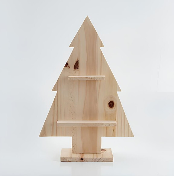 Árvore de Natal em Madeira Pinus 50 cm