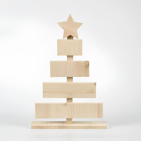 Árvore de Natal em Madeira Pinus 70 cm
