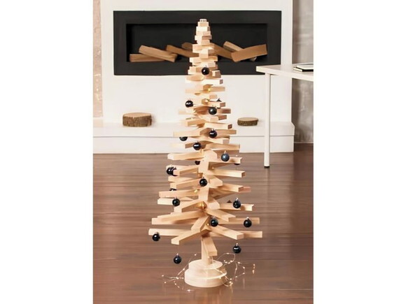 Árvore de Natal em Madeira Pinus 90 cm