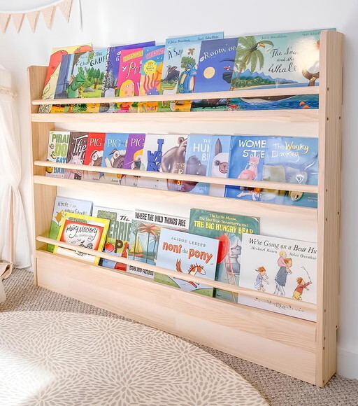 Estante Biblioteca Montessori 03 Prateleiras