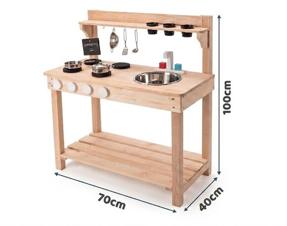 Cozinha Montessori de Lama / Fogão