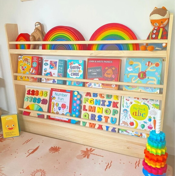 Estante Biblioteca Montessori 03 Prateleiras