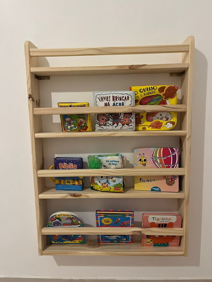 Estante Livreiro Montessori de Parede