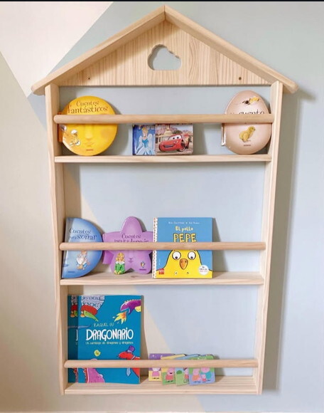Estante Montessori Casinha de Parede