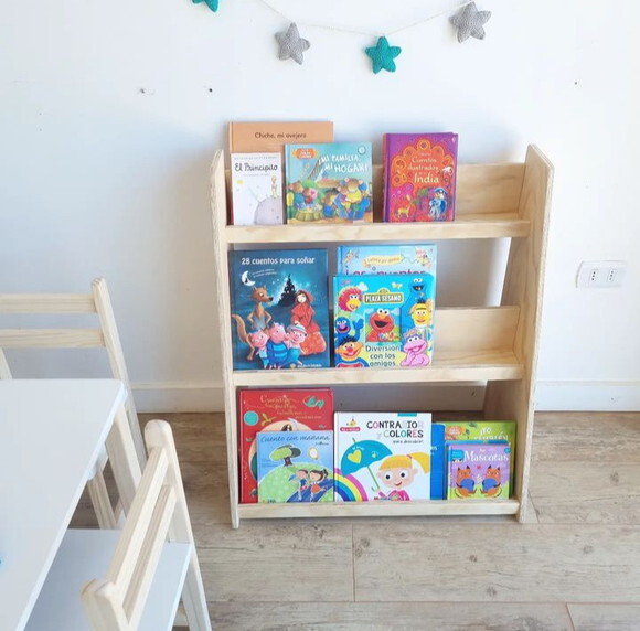 Estante Montessori Livreiro 03 Níveis