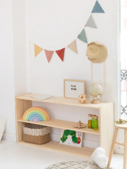 Estante Montessori Tripla
