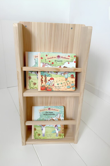 Mesinha Lateral Montessori Kids com Livreiro Grande