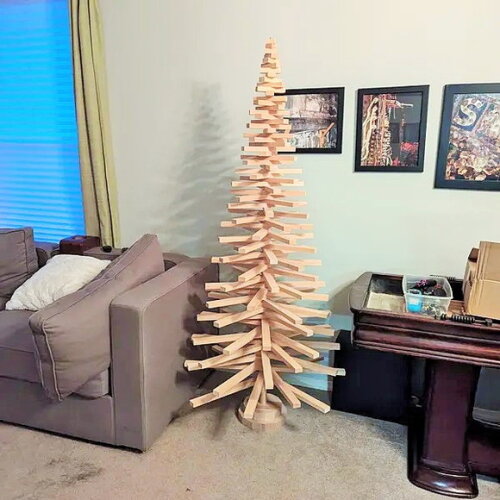 Árvore de Natal em Madeira Pinus 150 cm