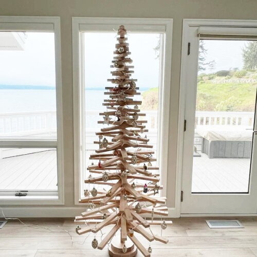 Árvore de Natal em Madeira Pinus 200 cm
