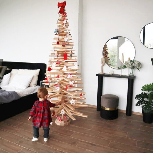 Árvore de Natal em Madeira Pinus 200 cm