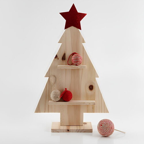 Árvore de Natal em Madeira Pinus 50 cm