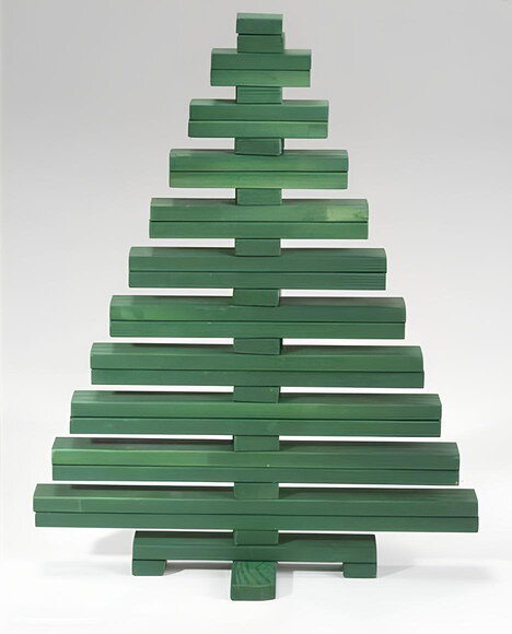 Árvore de Natal em Madeira Pinus 65 cm (verde)