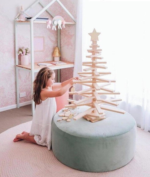 Árvore de Natal Montessori em Madeira Ecológica 85 cm